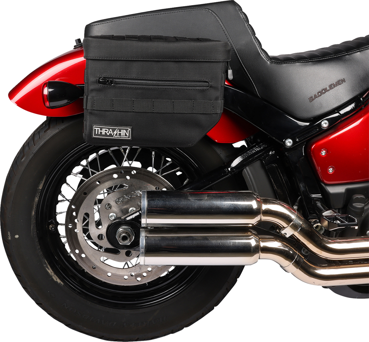 Thrashin Supply CO. Essential Saddlebags - Black