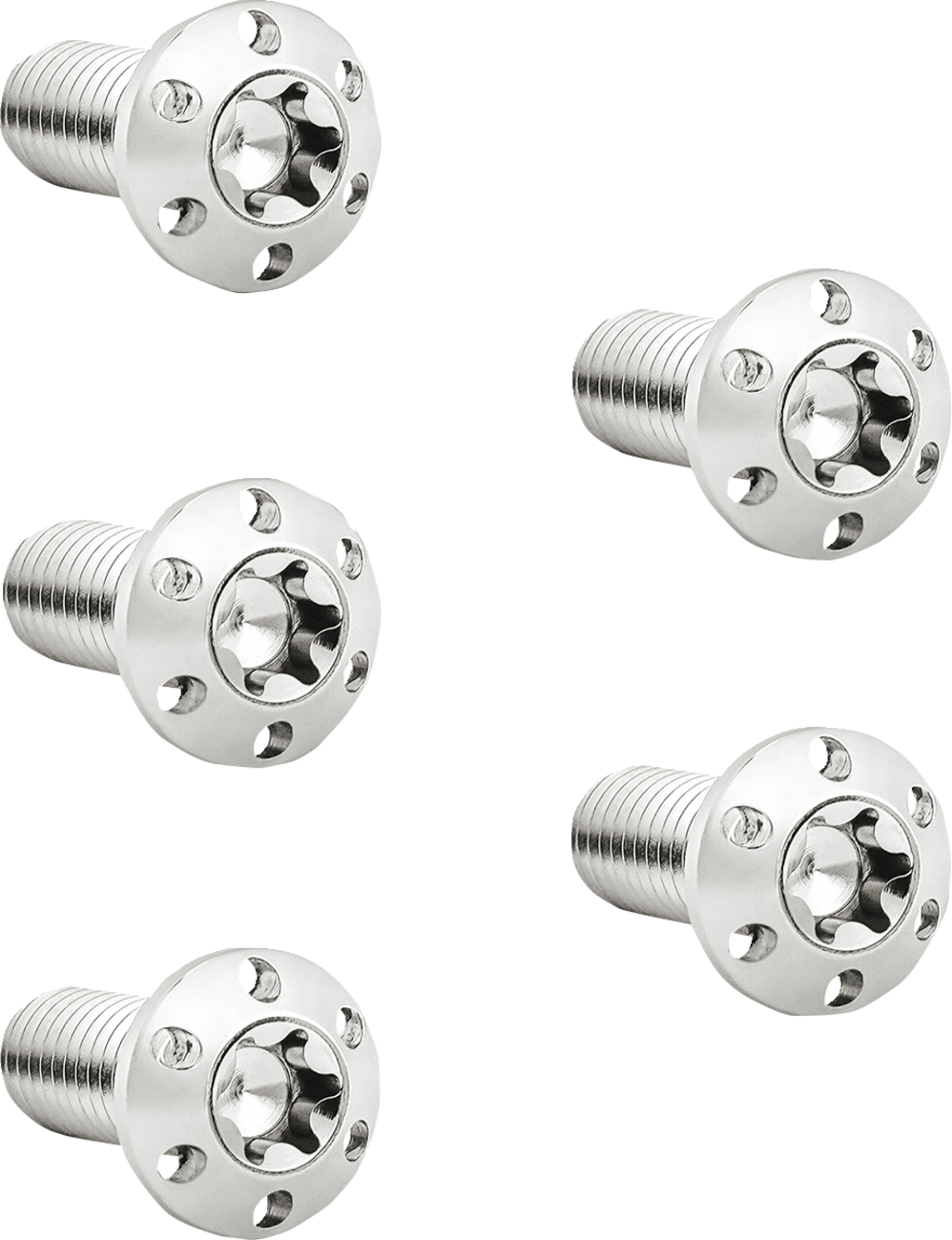 Arlen NESS Bolt Kit - Holeshot/Brake Rotor/Front - Hub Mount - Polished 5/16-18 X 7/8" - 5 Pack