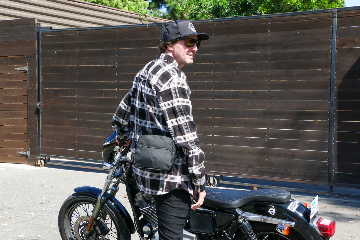 Nelson RIGG Greg Lutzka Signature Handlebar Bag - Black