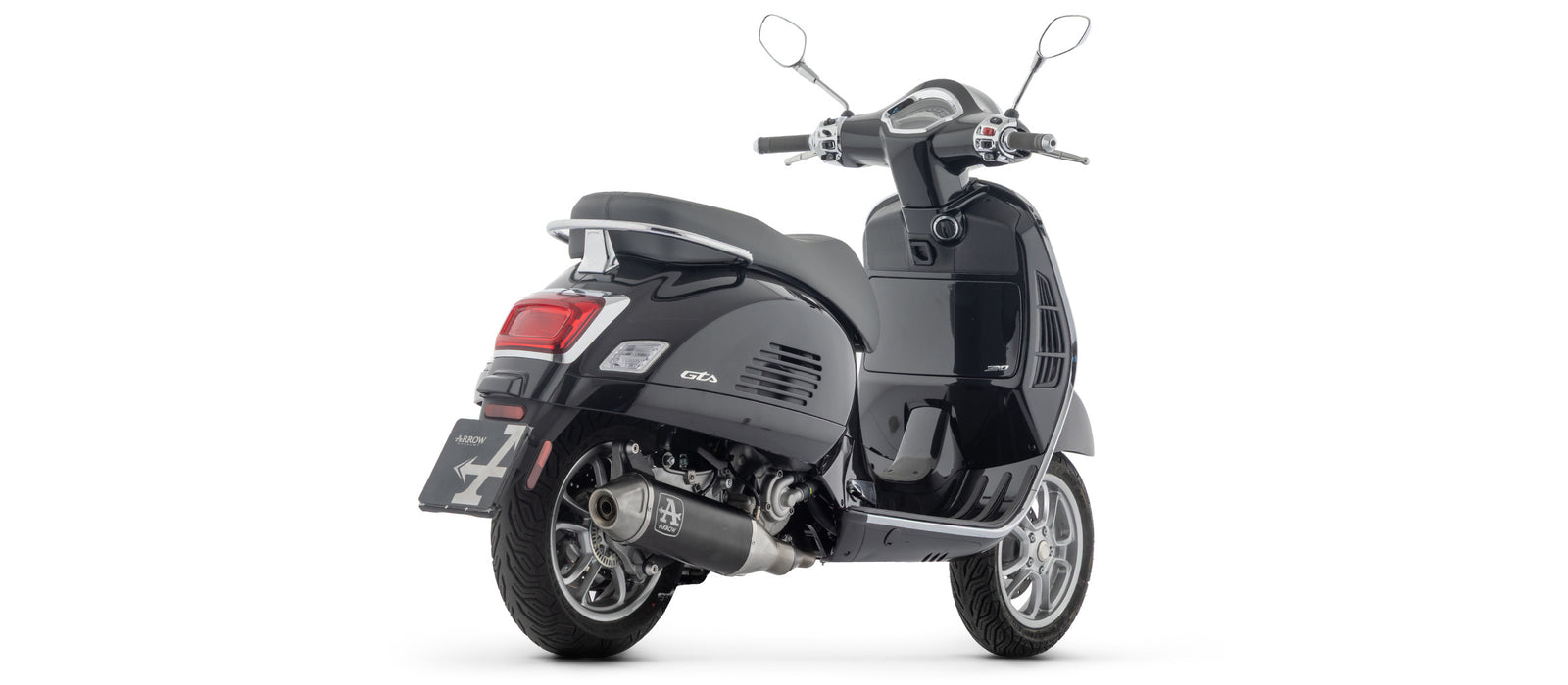 53551AN Homologated Full System With Urban Aluminium Dark Slip On With Steel End Cap