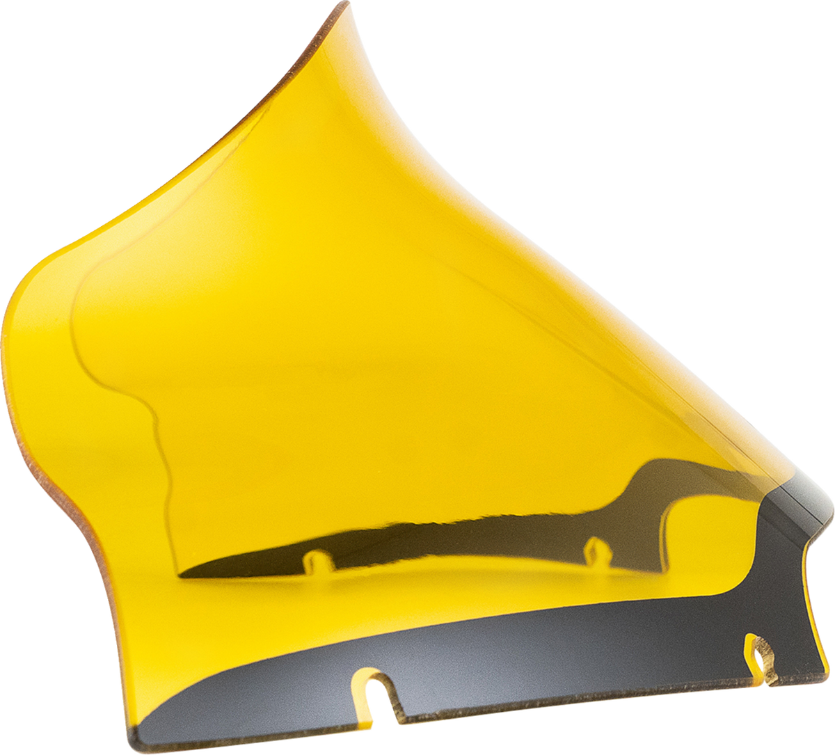 Klock Werks Kolor Flare® Windshield - 9" - Yellow - '15-'25 FLTR