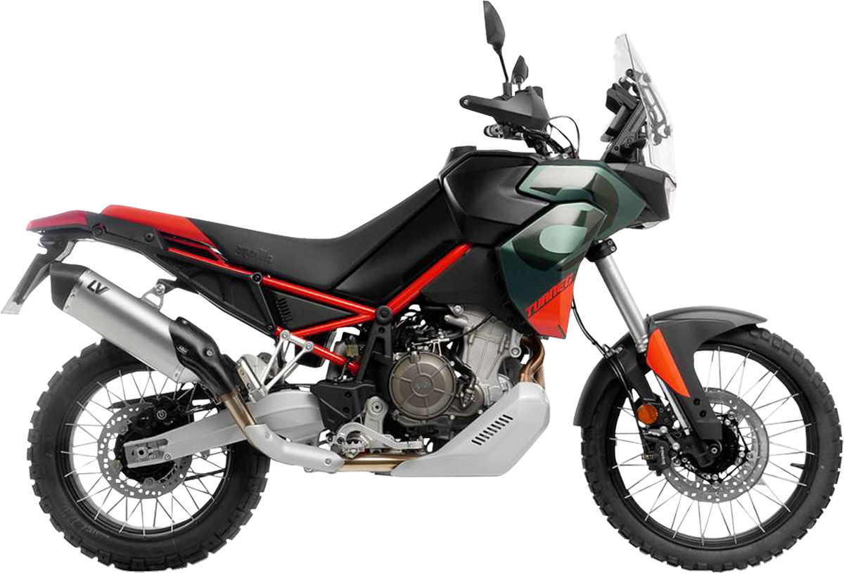 LeoVince LV-14 Slip-On Muffler - Titanium - Aprilia Tuareg 660