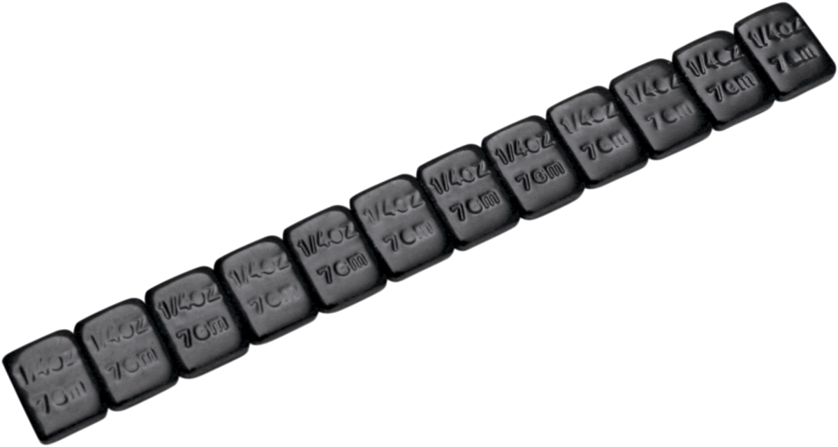 Motion Pro Wheel Weights - Adhesive Stick-On - Black - 1/4 Oz - 72 Pack
