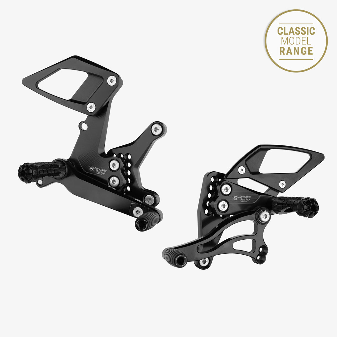 Bonamici Racing Adjustable Rearsets (+25mm) - Kawasaki Ninja 250-400