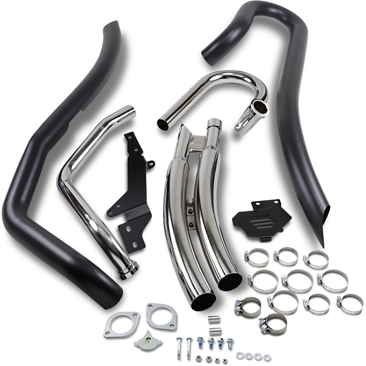 Cobra Speedster Swept Exhaust - Black - M109R