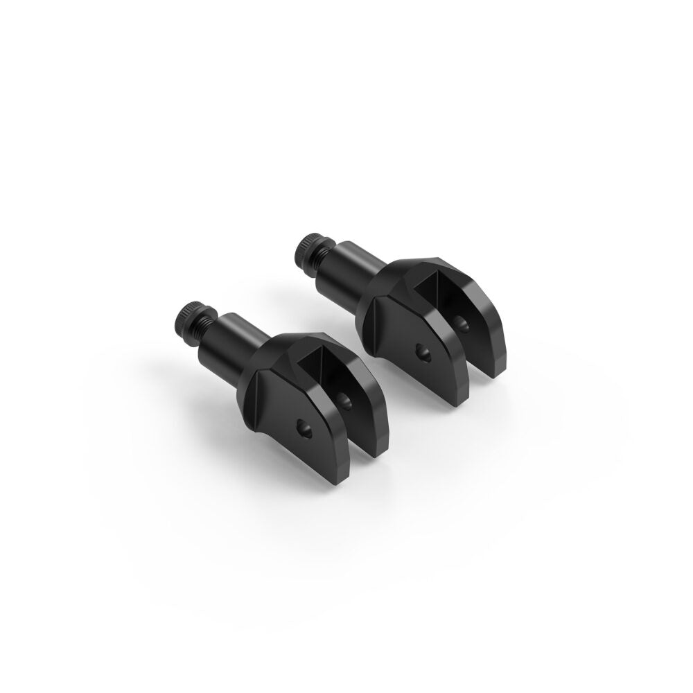 Rizoma Peg Mounting Kit - Black / Passenger