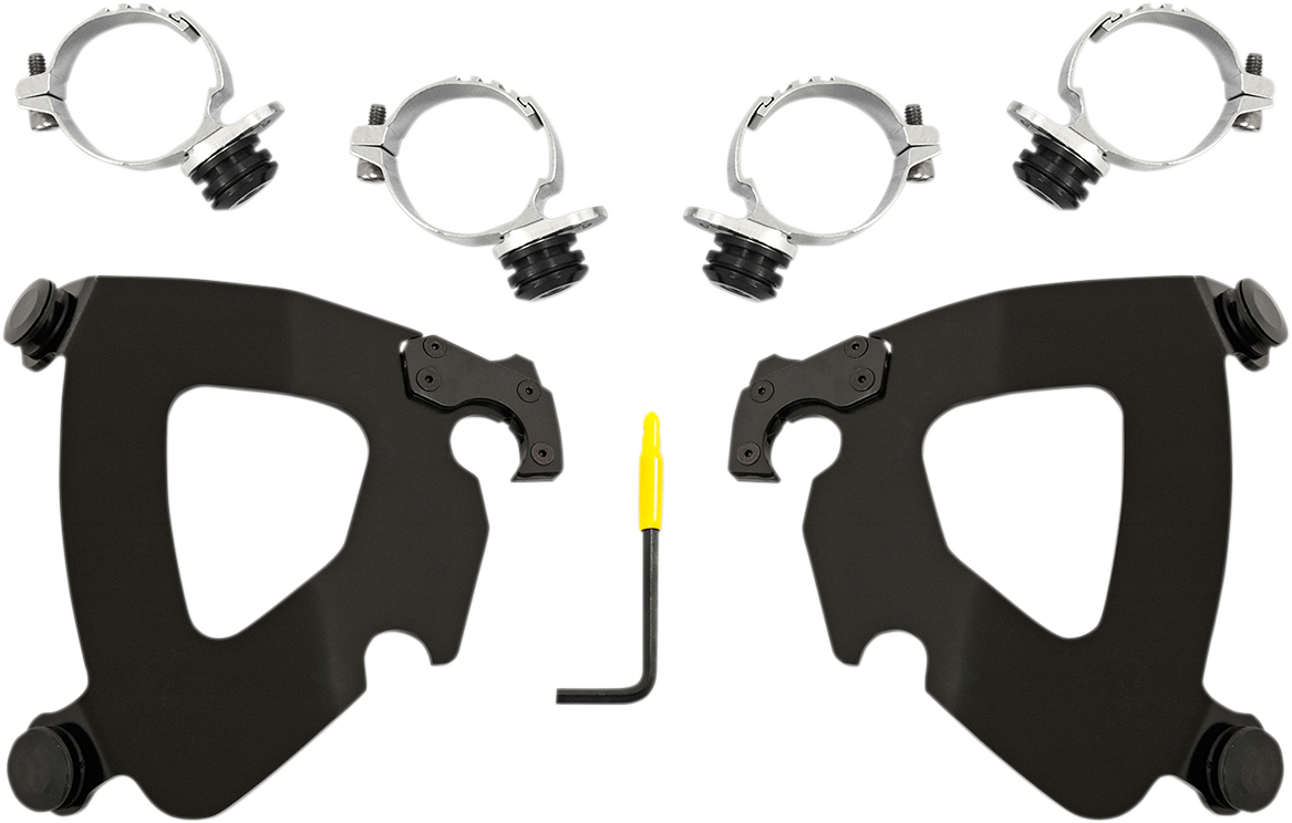 Memphis Shades Gauntlet Mounting Kit - Black - FXLR