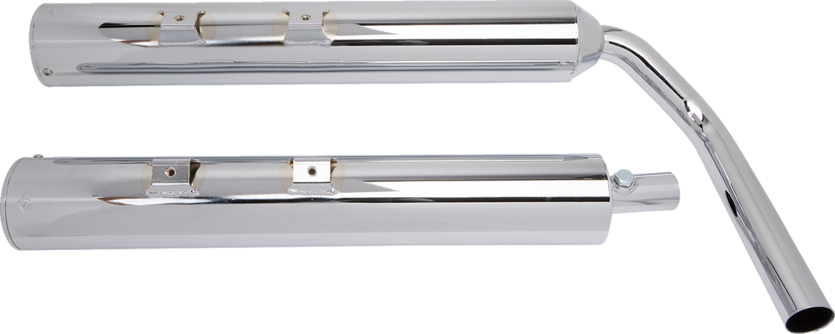 Cobra 4" Classic Slip-On Mufflers - Standard Tip - VN1700
