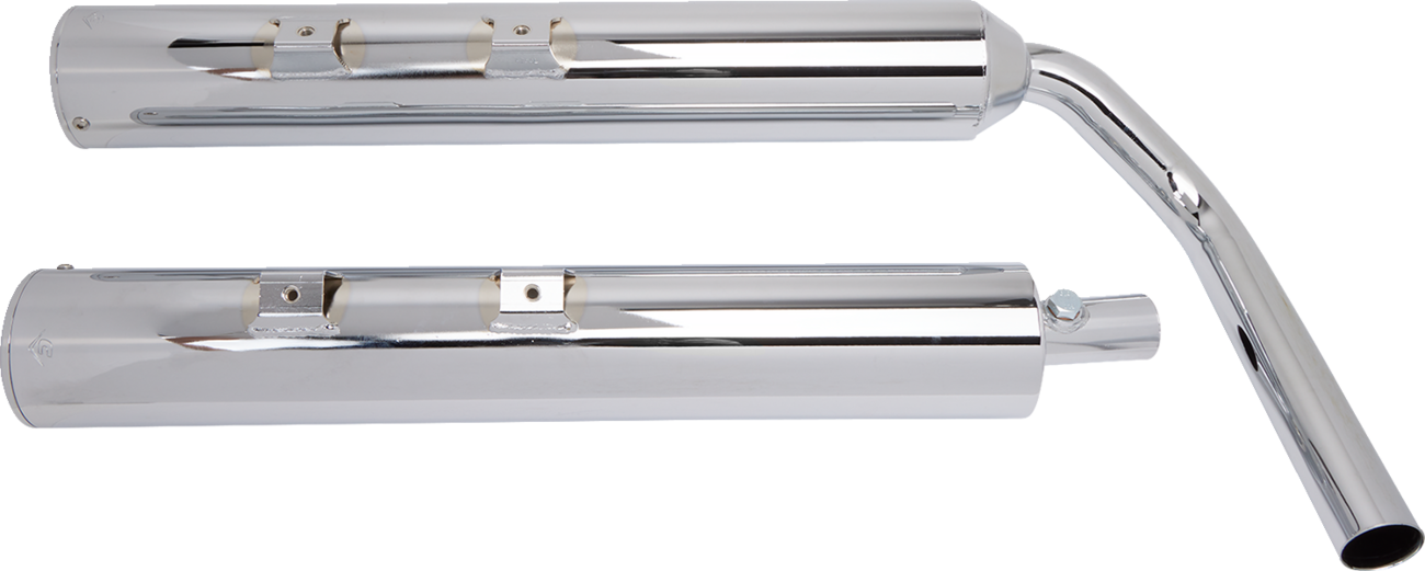 Cobra 4" Classic Slip-On Mufflers - Standard Tip - VN1700