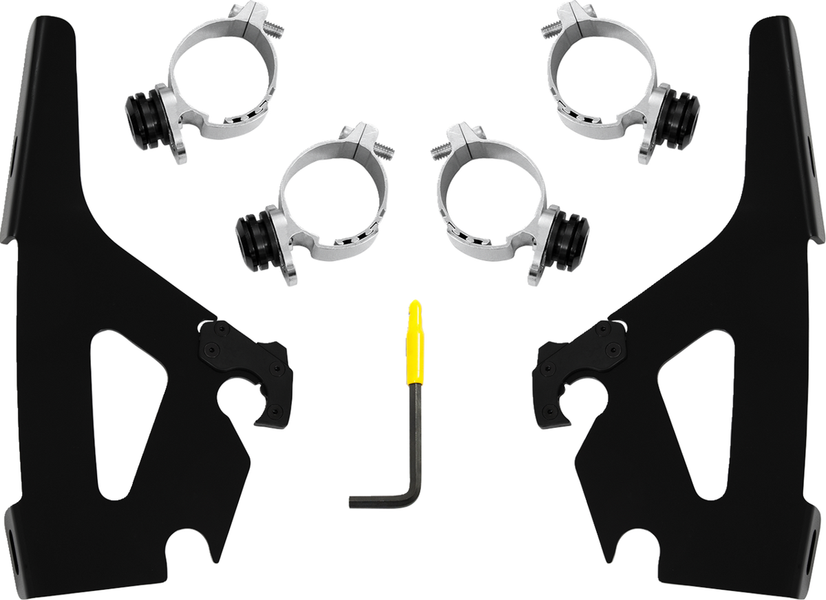 Memphis Shades Batwing Mounting Kit - Black - Chief