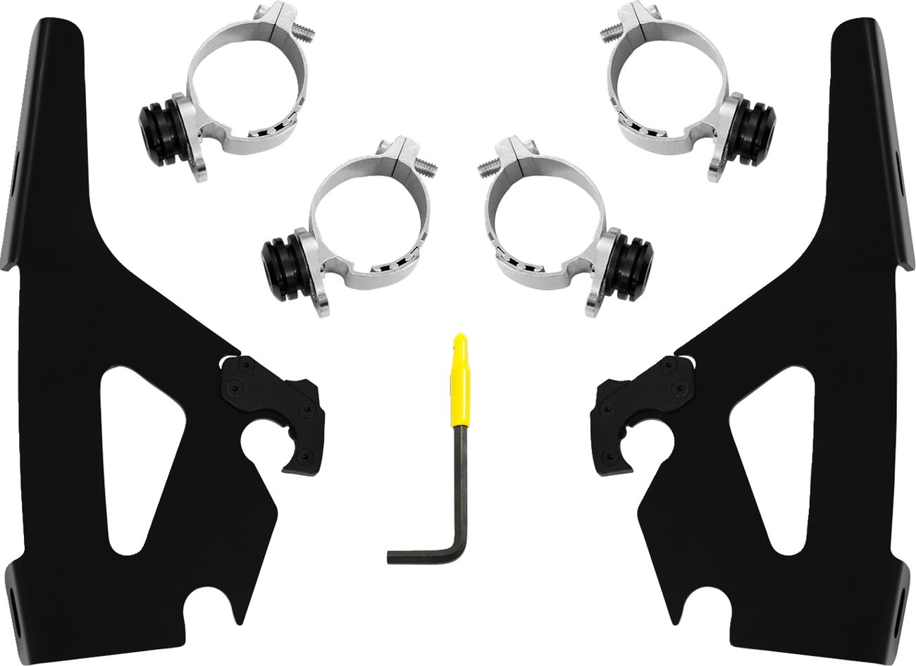 Memphis Shades Batwing Mounting Kit - Black - Chief