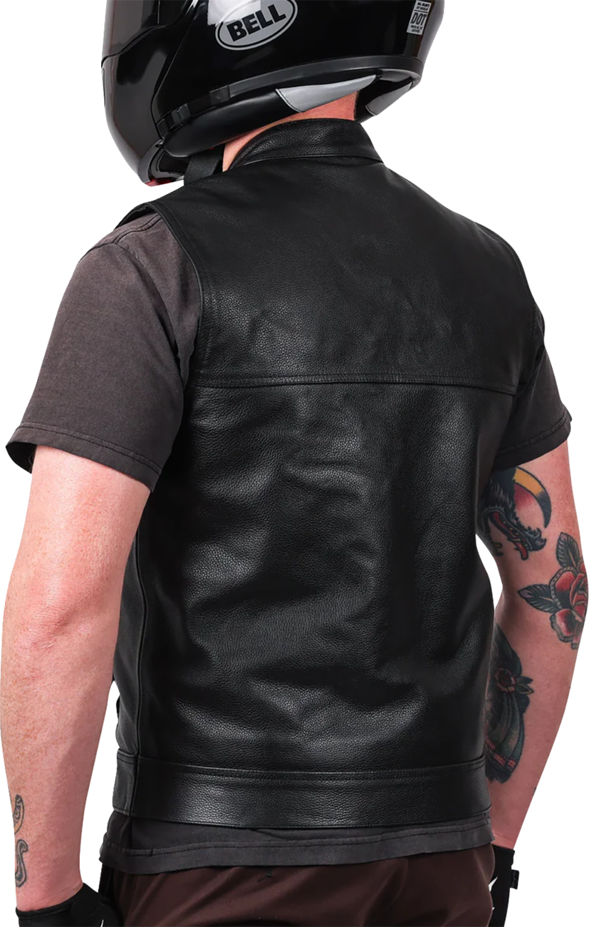 Thrashin Supply CO. Mulholland Leather Riding Vest