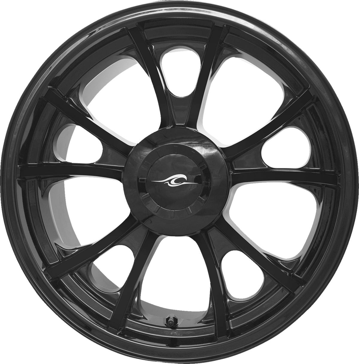 Coastal Moto Wheel - Largo 3D - Rear - Single Disc/With Or Without ABS - Black - 18x7