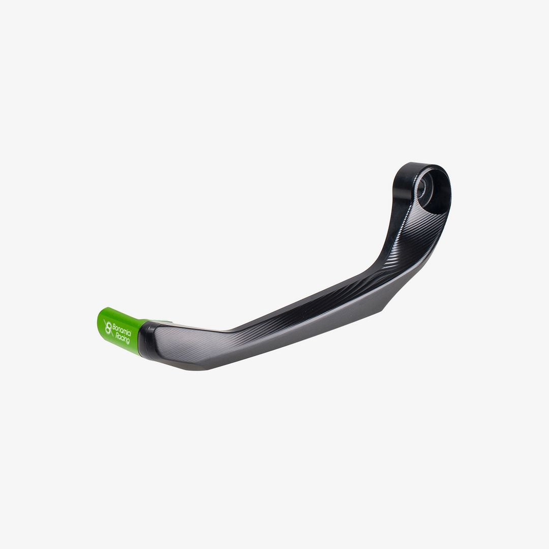 Bonamici Racing Lever Protection - Left Side - Green (Without Adaptor)
