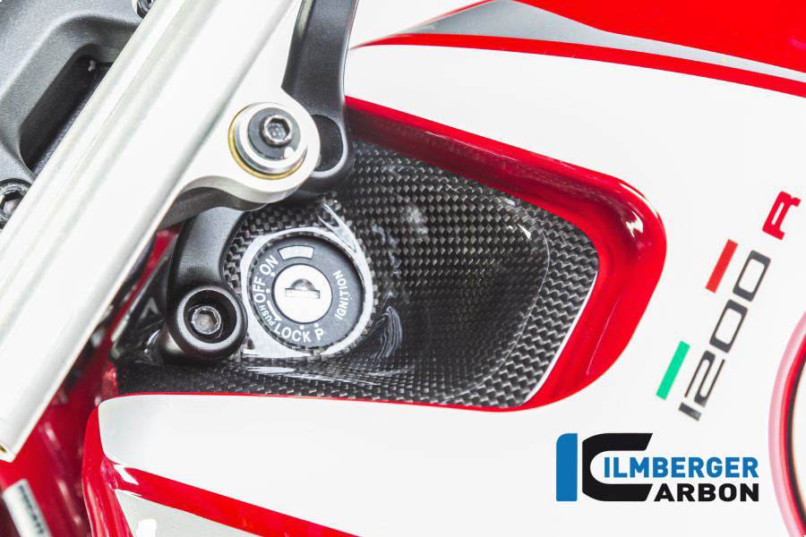 Ilmberger Carbon Ignition Switch Cover Ducati Monster 1200R - Gloss