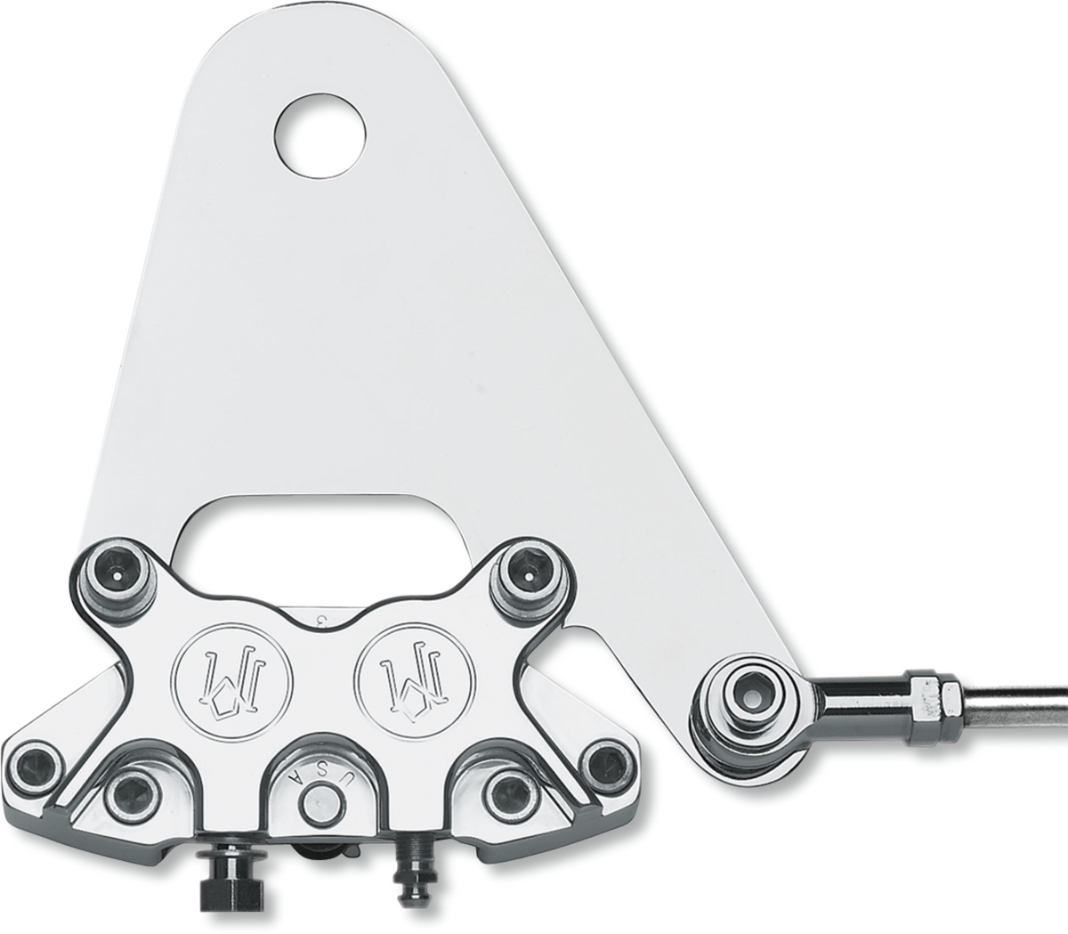 Performance Machine (PM) Caliper - Rear - Polished - Rigid Frame 11.5"
