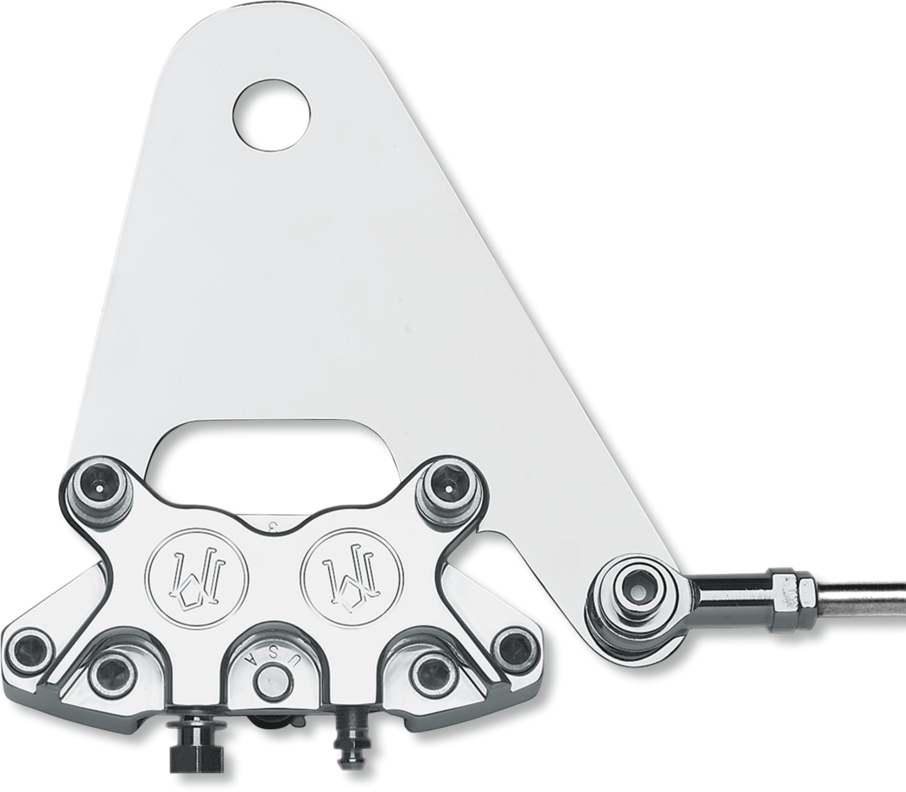 Performance Machine (PM) Caliper - Rear - Chrome - Rigid Frame 11.5"