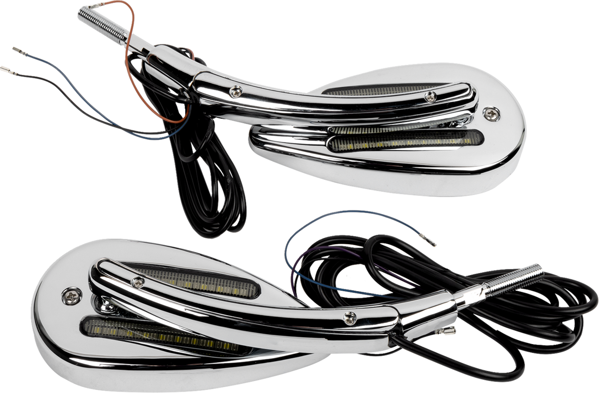 Custom Dynamics LED Mirrors With Run/Turn Signal