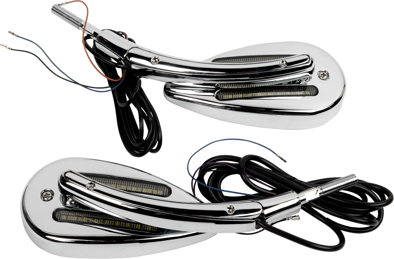Custom Dynamics LED Mirrors With Run/Turn Signal