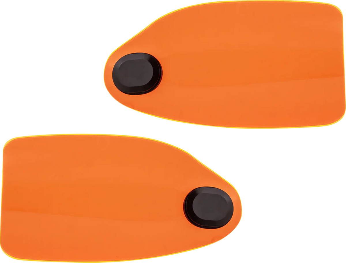 Klock Werks Flare® Handguards - Harley-Davidson Cable Clutch - Orange Ice
