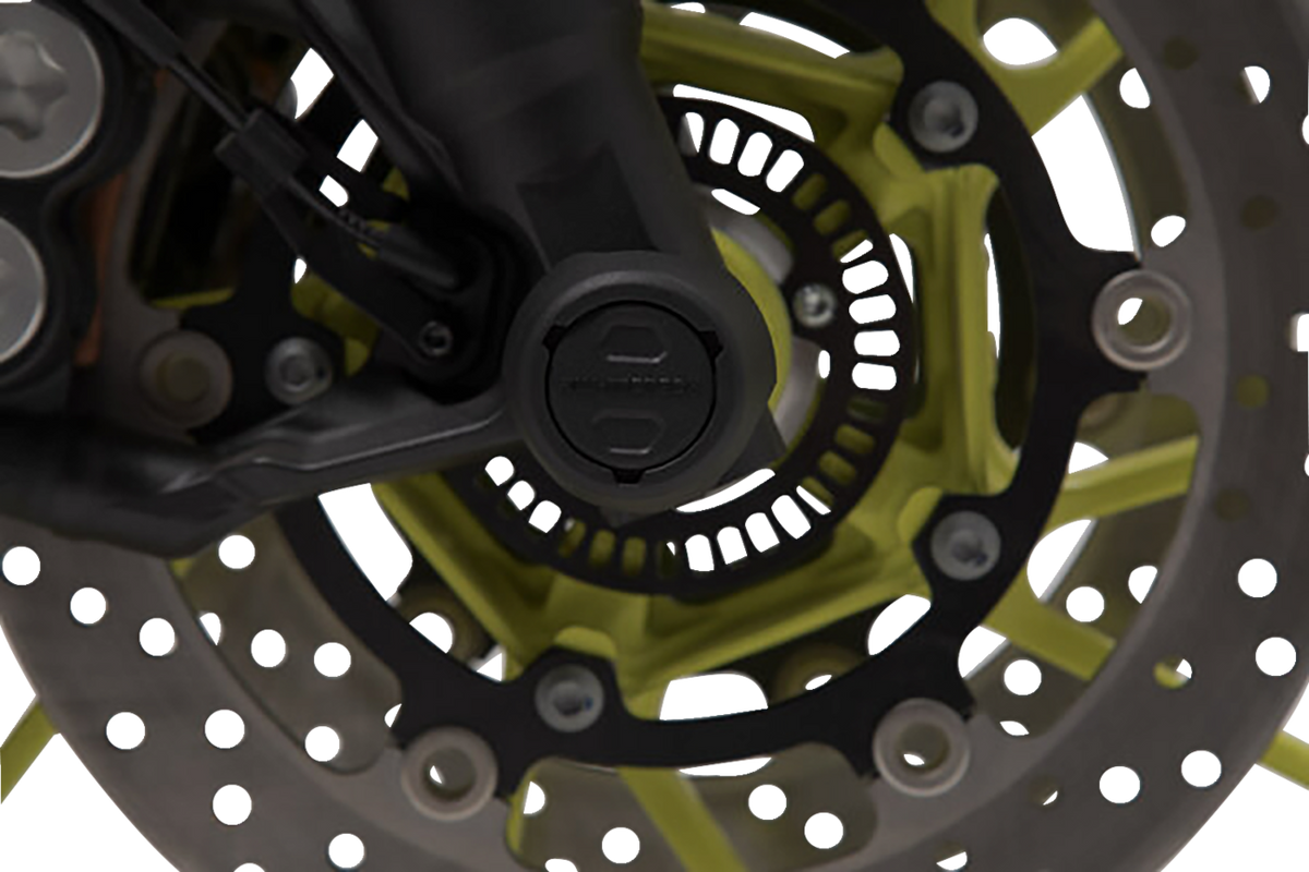 SW-Motech Axle Sliders - Front - Set - Aprilia/Yamaha