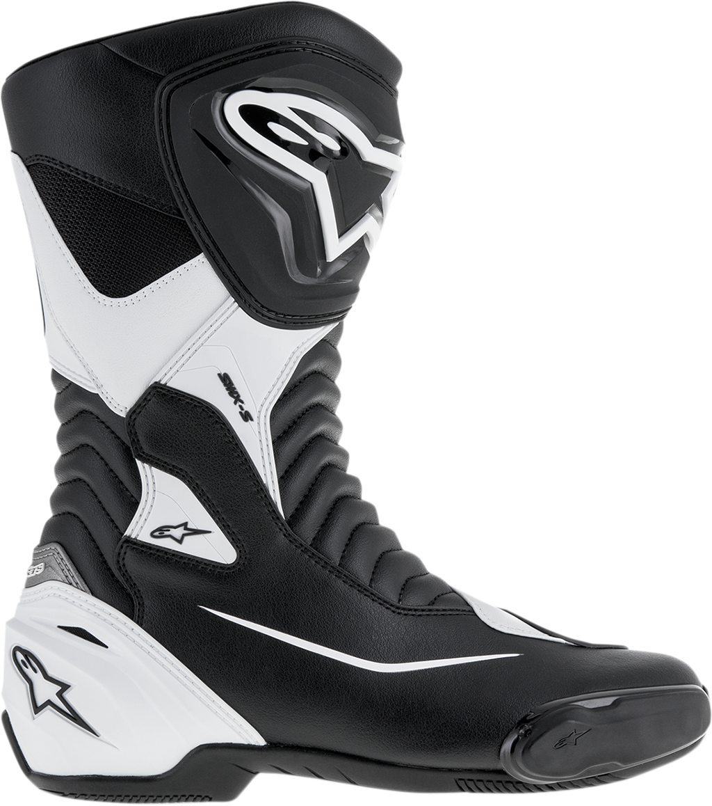 Alpinestars SMX-S Boots - Black/White - US 3.5 / EU 36