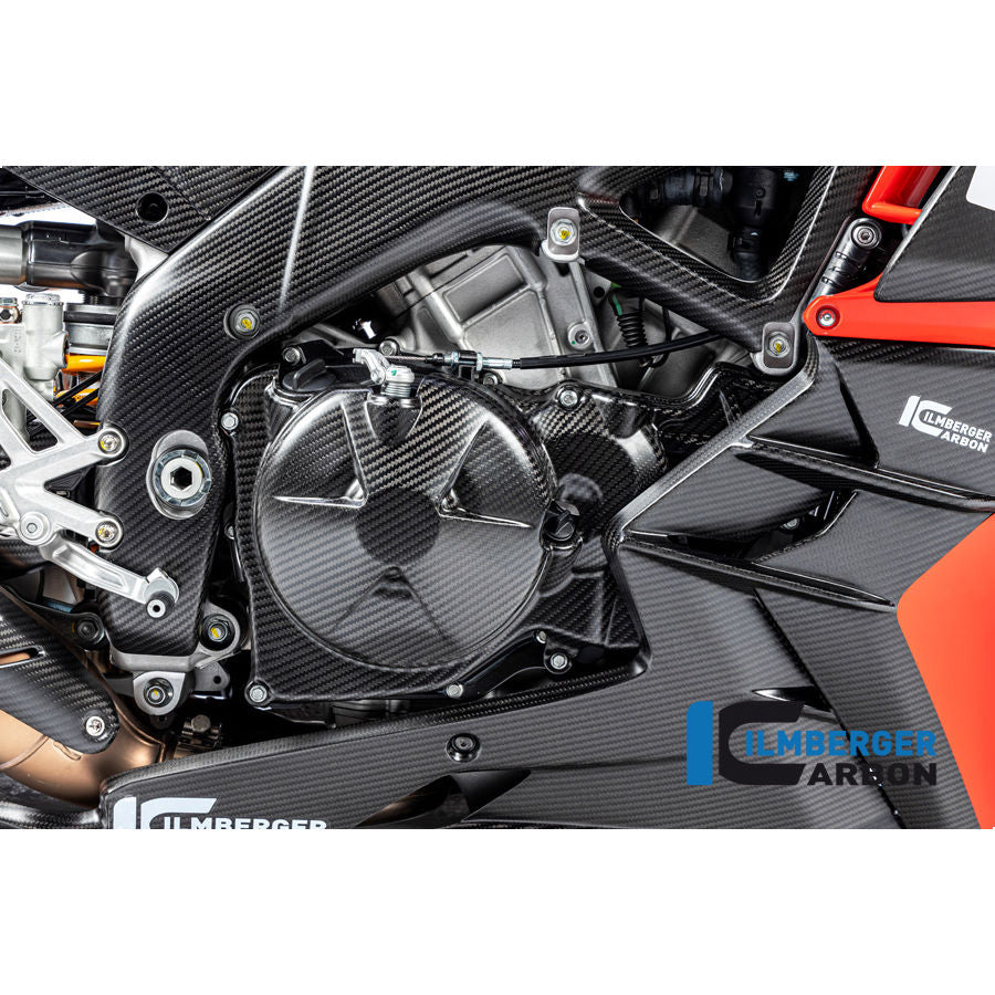 Ilmberger Carbon Fiber Clutch Engine Case Cover Aprilia Tuono V4 Factory
