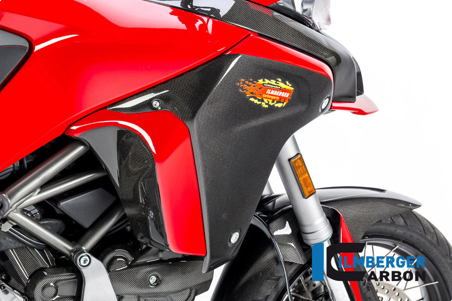 Ilmberger Carbon Side Fairing Rightside Ducati MTS 1200 2016 Enduro - Gloss