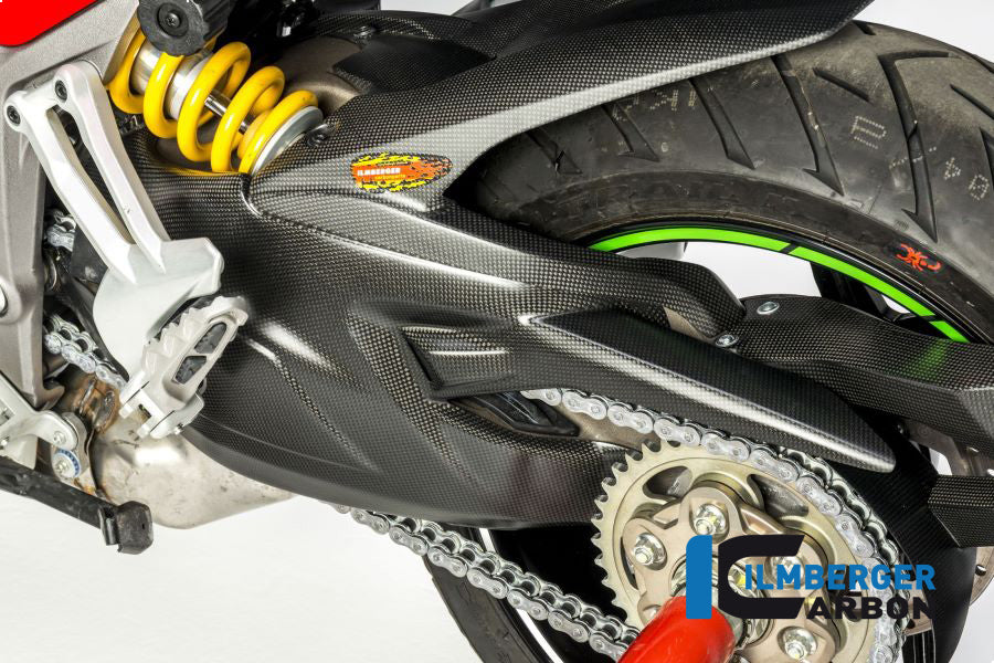 Ilmberger Carbon Swingarm Cover / Upper Chain Guard Surface - Matte