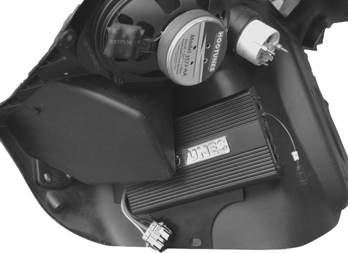 Hogtunes Amplifier Mounting Plate - '98-'13 Road Glide