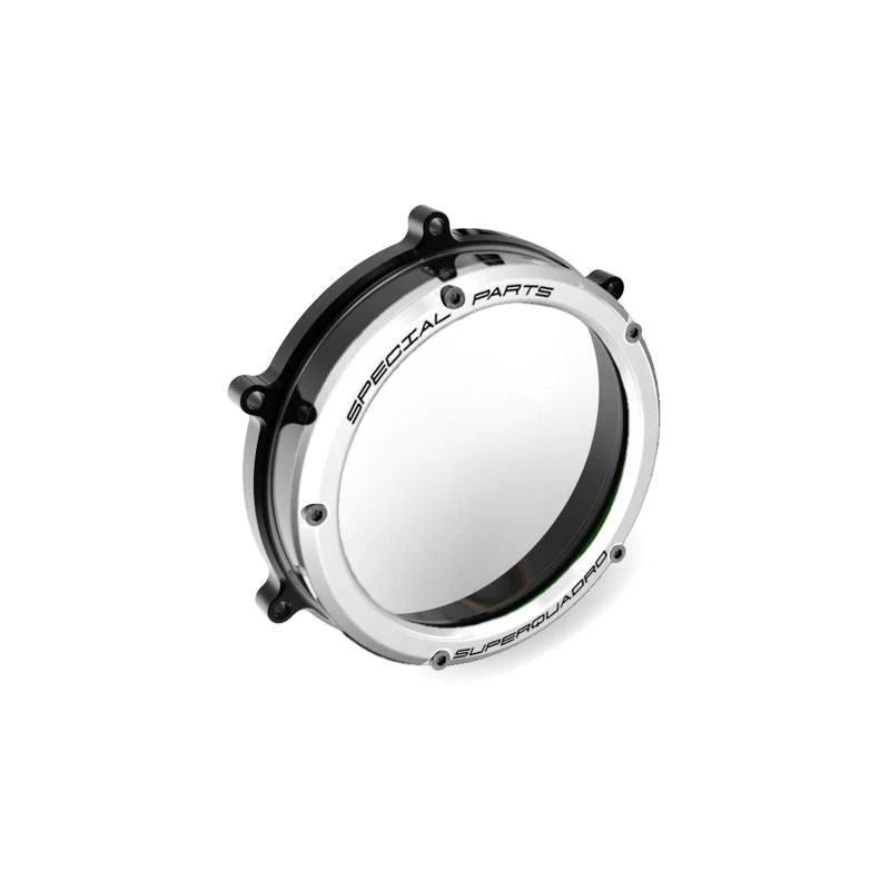 Ducabike DBK Clear Clutch Cover For Ducati Panigale V2 - Black/Silver