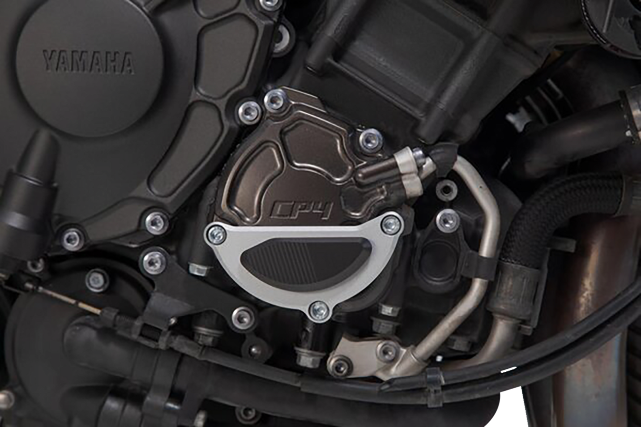 SW-Motech Engine Case Protector - Black/Silver - Yamaha - MT-