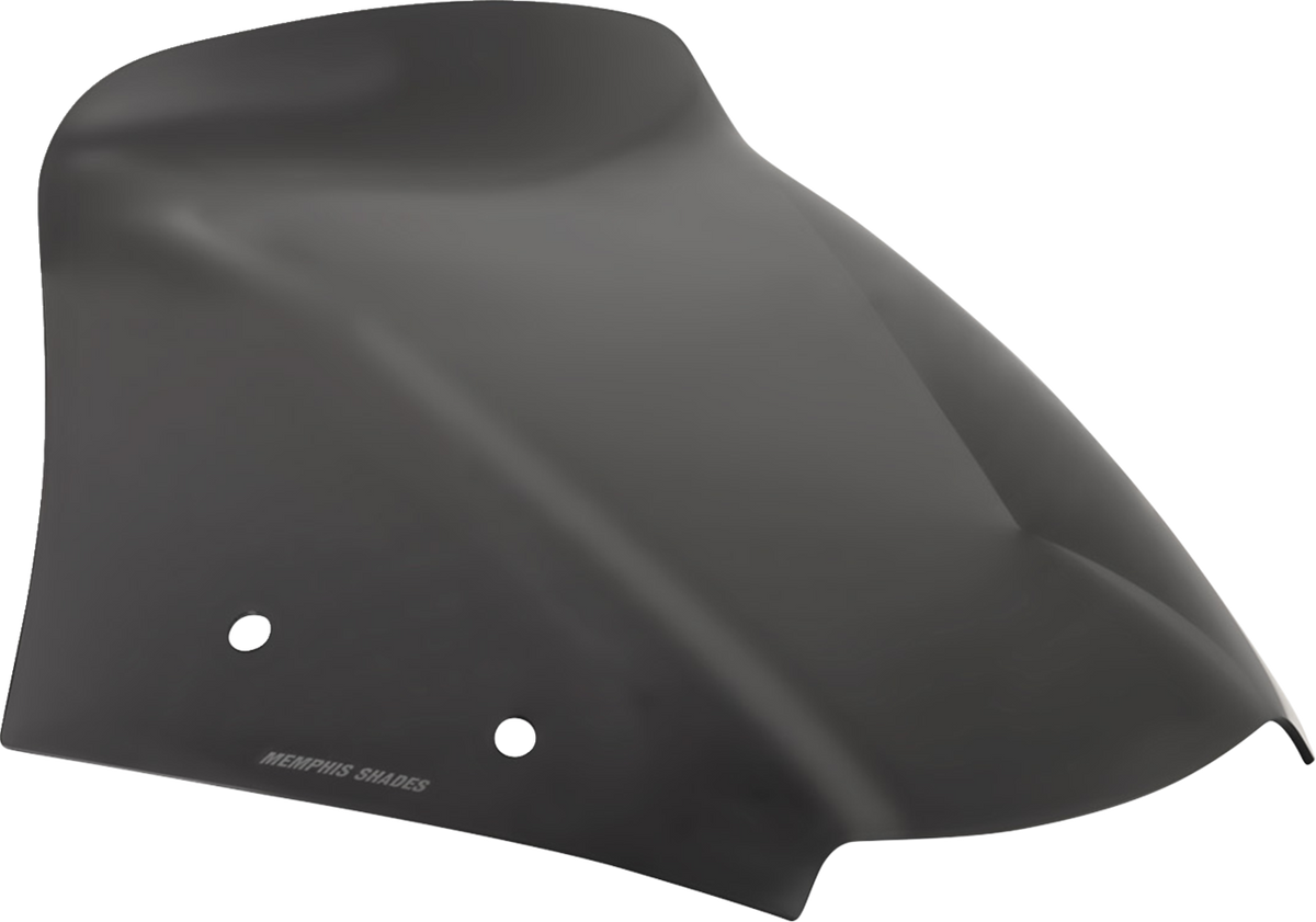 Memphis Shades Spoiler Windshield - 7" - Dark Black Smoke - FLTR