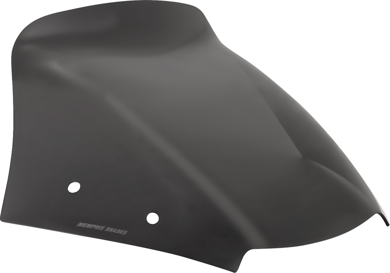 Memphis Shades Spoiler Windshield - 7" - Dark Black Smoke - FLTR