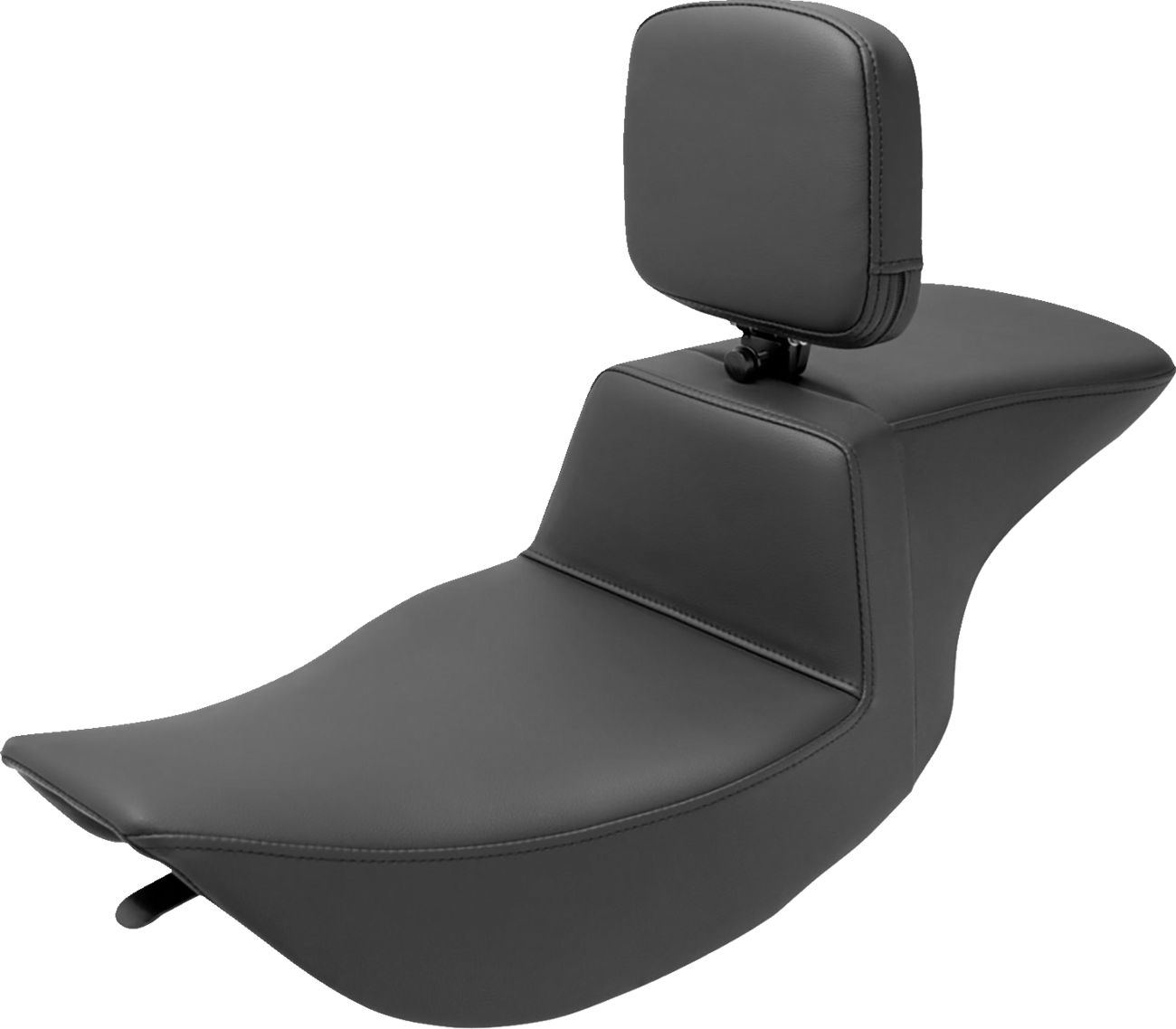 Saddlemen Tour Step-Up Seat - Rider Backrest - Plain - FLHR/FLHX '97-'07