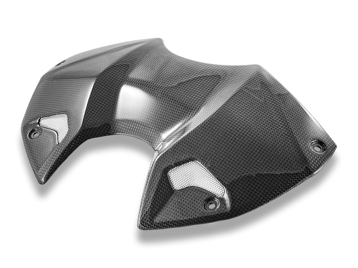 CRB132L - GLOSSY CARBON TANK COVER SF V4/S MY23 (OEM)