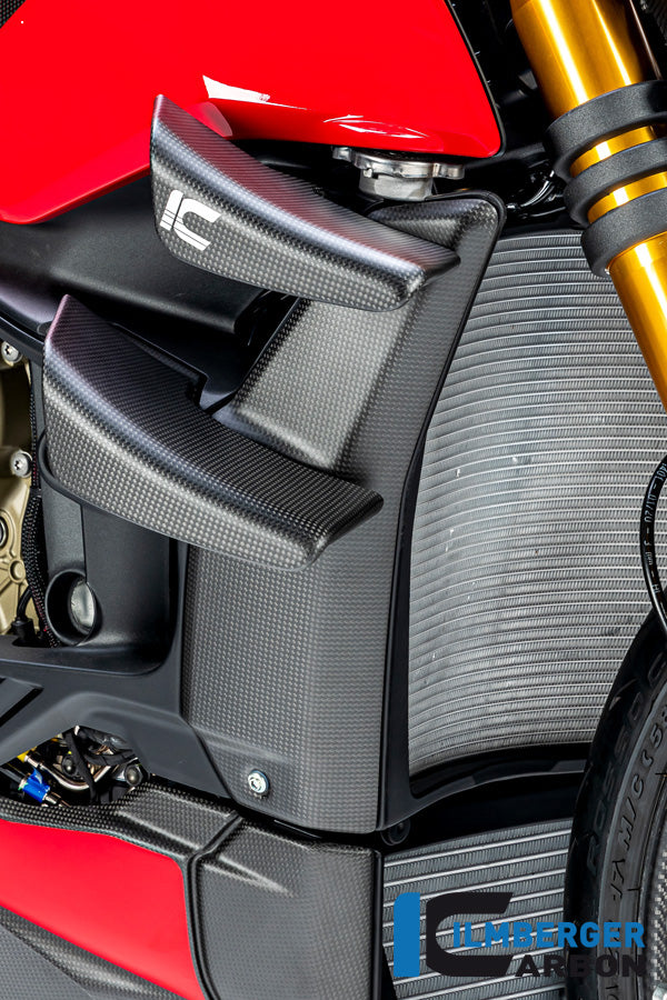 Ilmberger Carbon Fairing Side Winglet Kit Right V4 Ducati Streetfighter - Matte