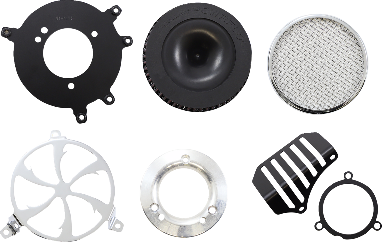 Cobra Air Cleaner Kit - Chrome