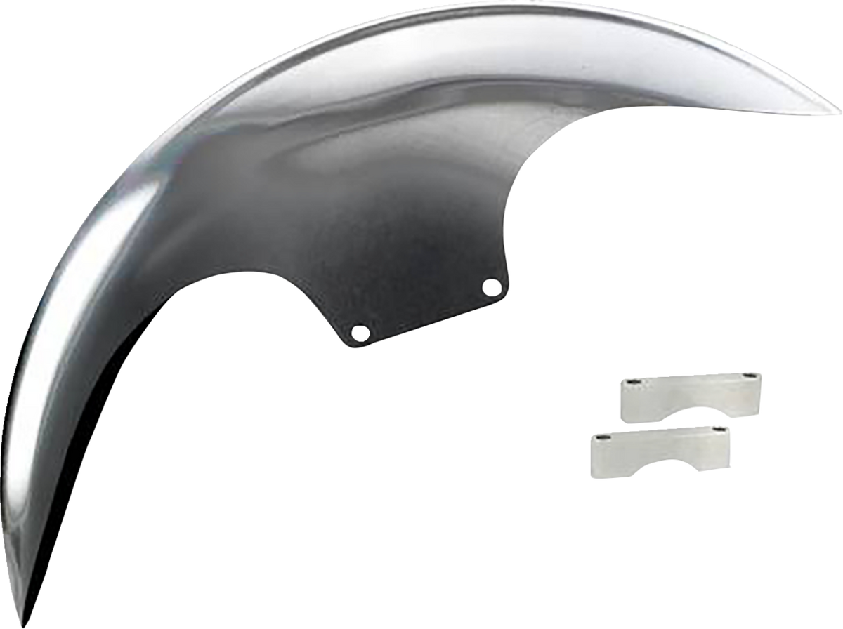 Paul Yaffe Bagger Nation Cafe Front Fender - 21" - Satin Spacers