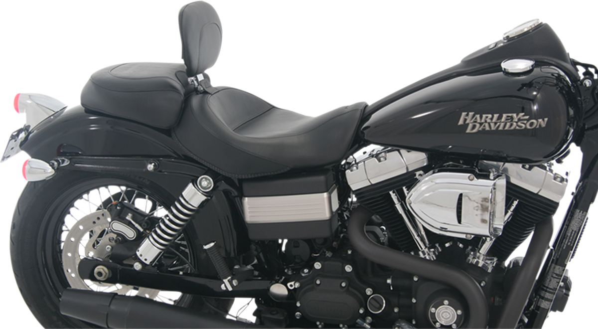 Mustang Wide Rear Seat - Smooth - Black - FXD '06-'17