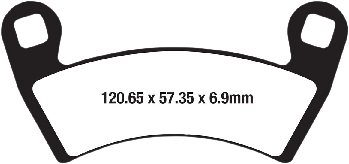 EBC Brakes Sintered "R" Brake Pads
