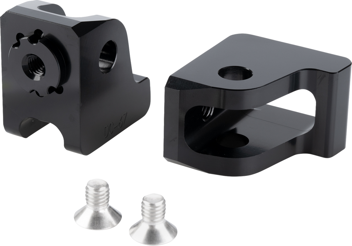 PUIG HI-Tech Parts Adjustable Foot Peg Adapter - Rider - Triumph