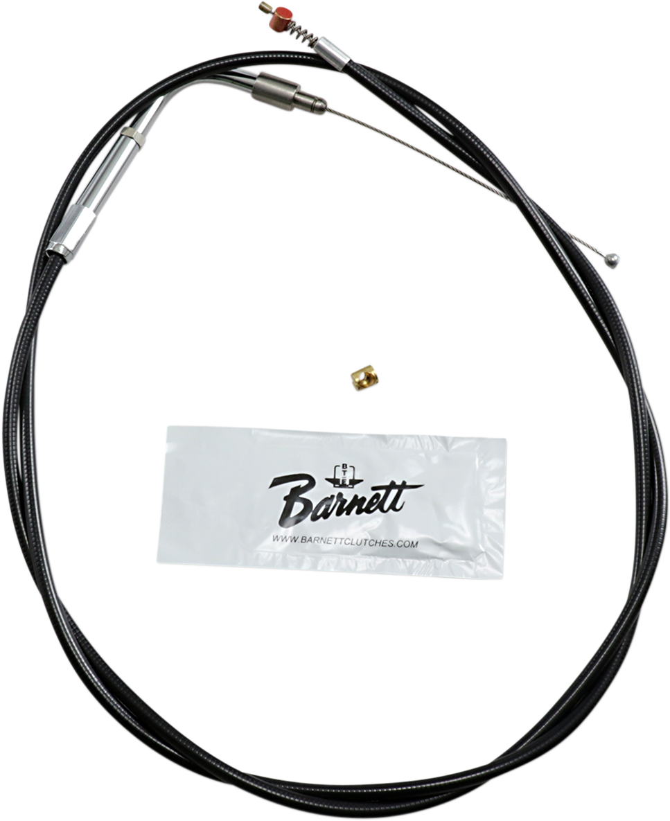 Barnett Black Vinyl Idle Cable - +6" Size - 45" Length