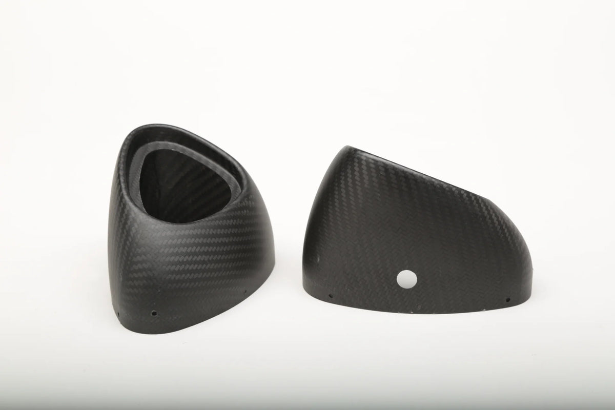Yoshimura ALPHA Carbon Fiber End Cap Cover, RIght Side