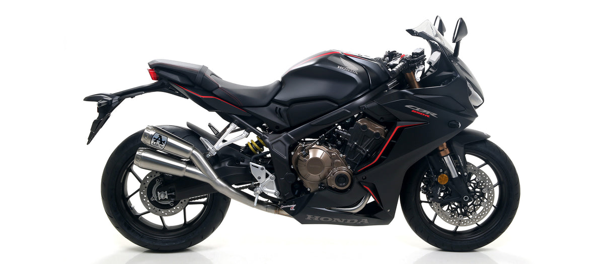 Arrow 71902PR Full System With Pro-Race Titanium Slip Ons