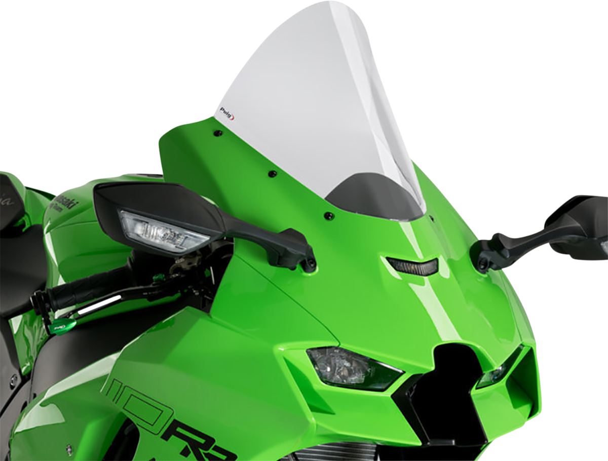 PUIG HI-Tech Parts Race Windscreen - 12-1/2" - Clear - Ninja ZX-10R