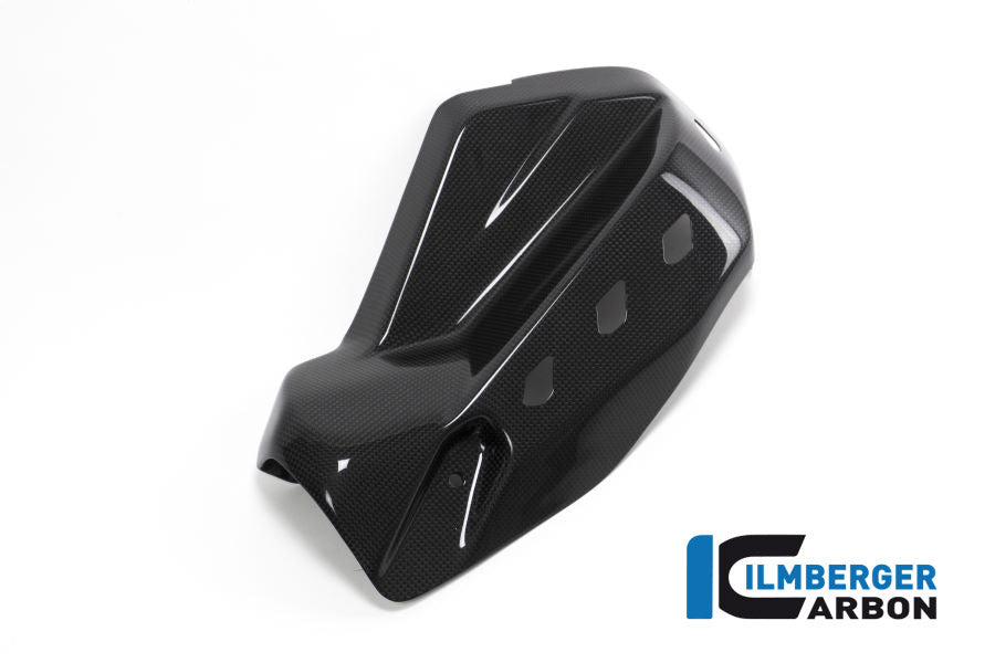 Ilmberger Carbon Exhaust Protector Ducati MTS 1200 2016 Enduro - Gloss / Plain