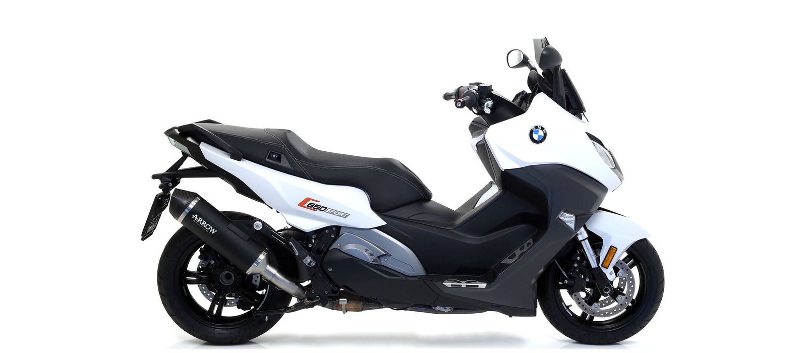 Arrow Race-Tech Aluminium Dark" Slip On With Carbon End Cap"