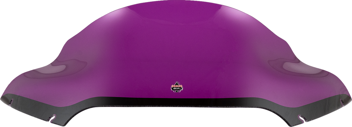 Klock Werks Kolor Flare® Windshield - 9" - Purple - '15-'25 FLTR