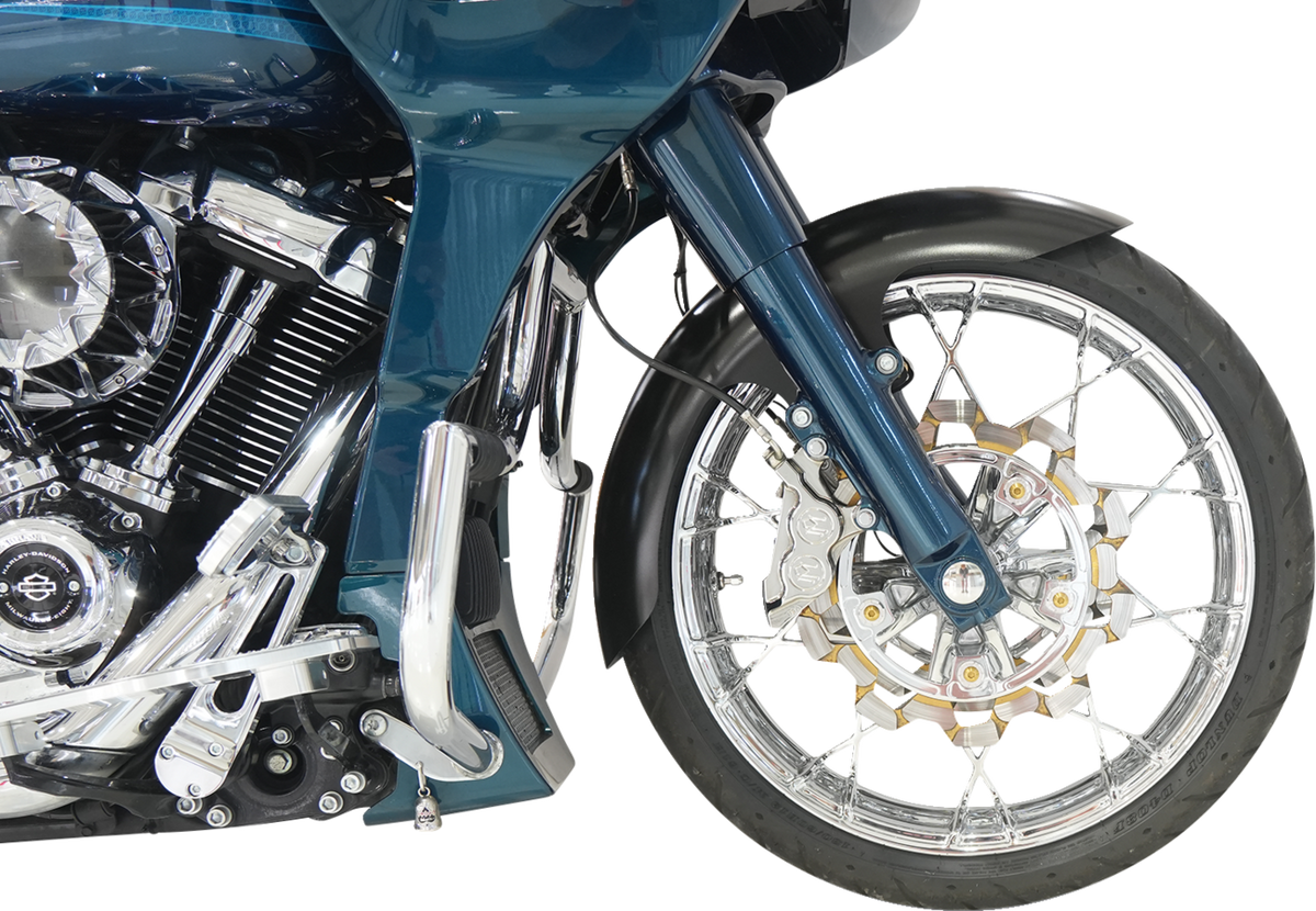 Klock Werks Henry Front Fender - Black - 21" Wheel - HD Touring/Trike